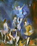 Ballerine, 1983-’85, olio su tela, cm 50x40, Spilimbergo (Pordenone), Museo Civico CRASS